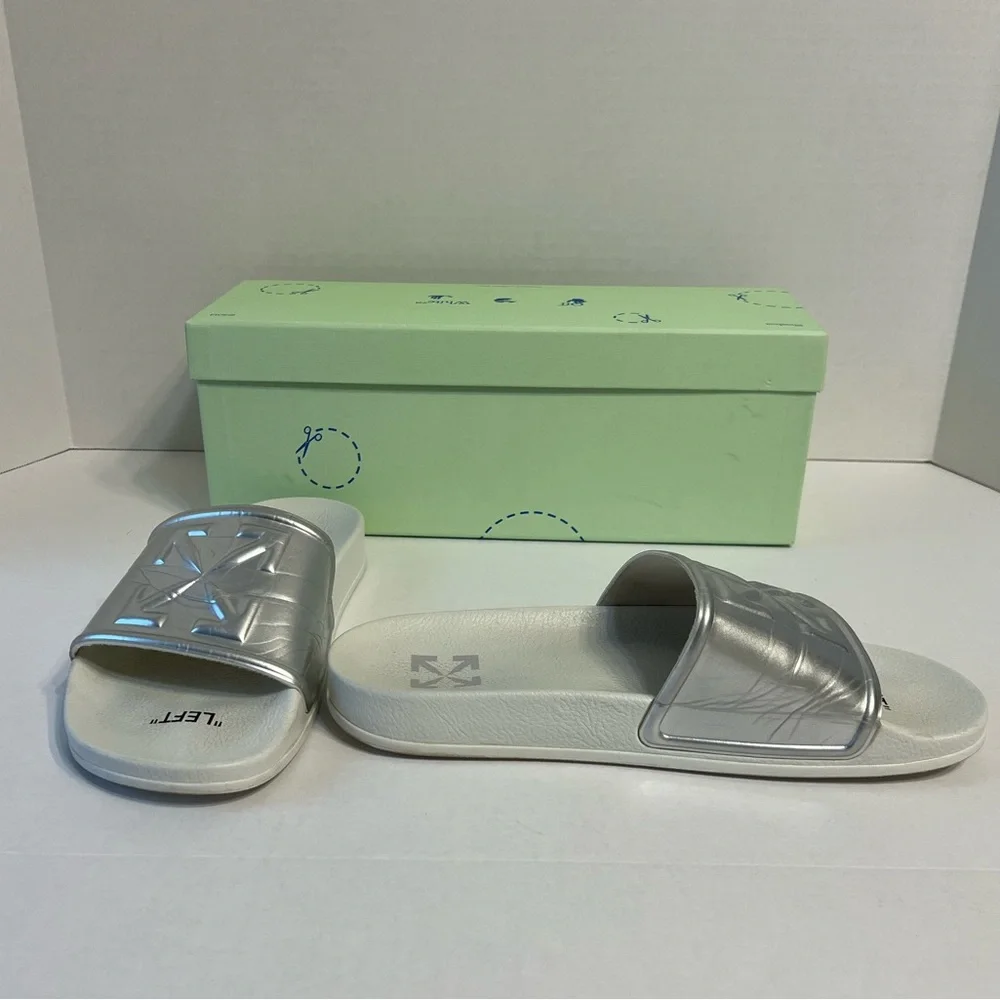 Off-white mirror slides size men’s US 8 EU 41 women’s size‎ 11